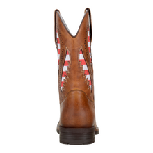 Load image into Gallery viewer, KING USA TEXAS Western Work Leather USA Flag Boot
