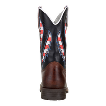 Load image into Gallery viewer, KING USA TEXAS Western Work Leather USA Flag Boot
